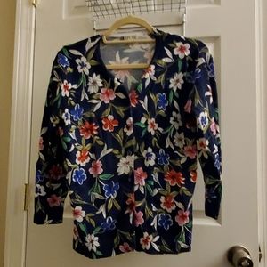 Spense floral cardigan sweater